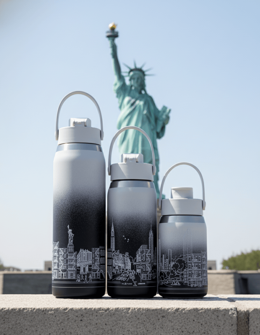 Thermal Drinkware – Skyline Bottle 355/473/710ml (12/16/24oz) New York